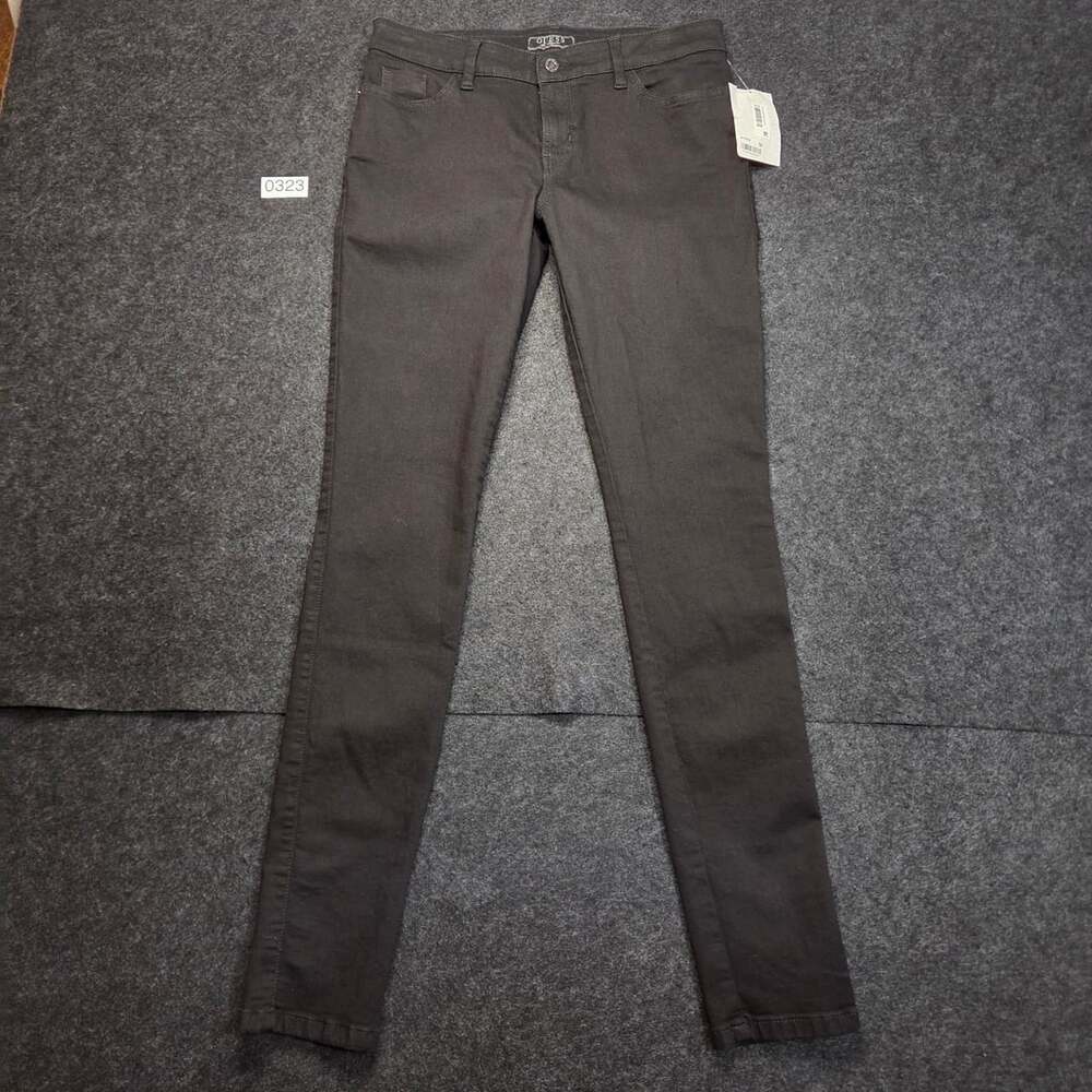 Guess Brittney Skinny Pants Size 30 Dark Gray